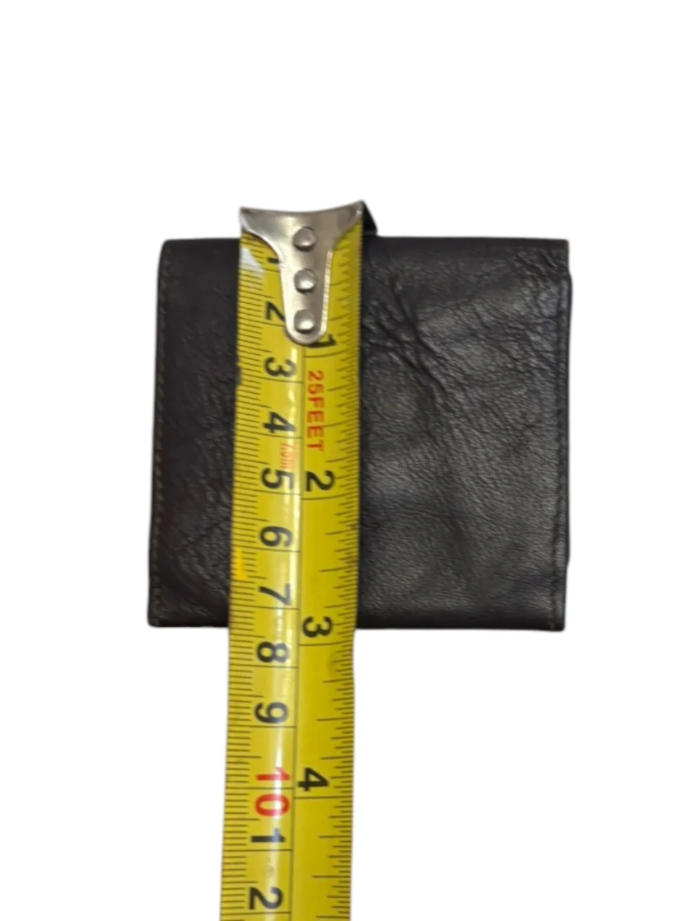 Dior vintage brown leather coin pouch